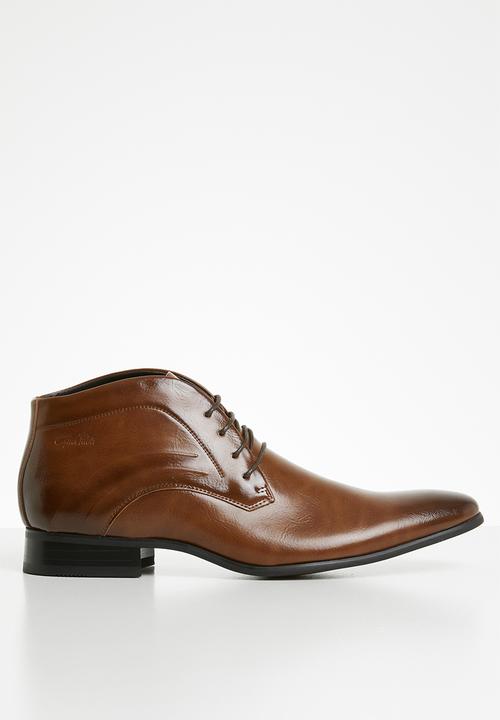 Gino Paoli - James formal lace-ups boots - tan