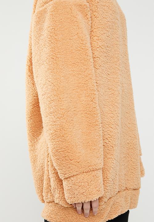 Missguided - High neck sweat dress - neutral