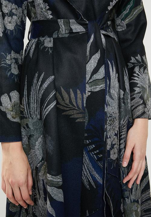 Revenge - Floral coat - navy