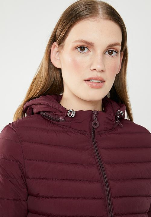 Revenge - Padded hooded jacket - red