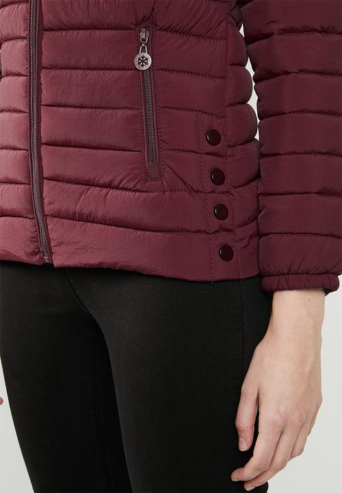 Revenge - Padded hooded jacket - red