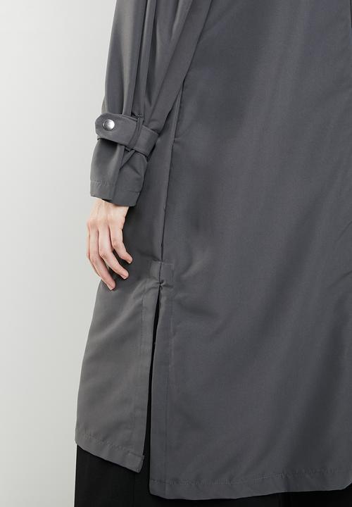 STYLE REPUBLIC - Puff sleeve coat - grey