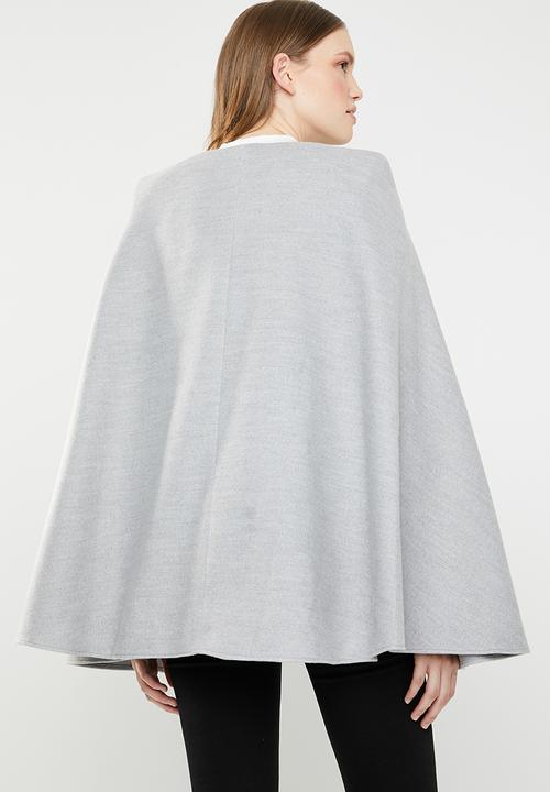 STYLE REPUBLIC - Melton cape - grey