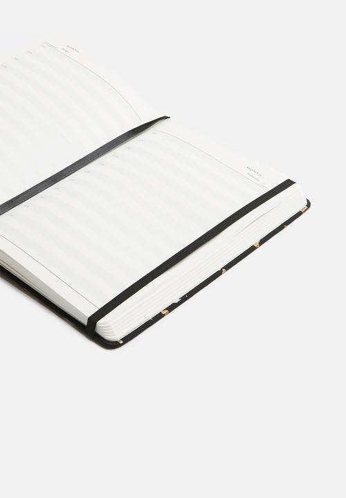 Typo - A5 fabric undated daily dairy - multi