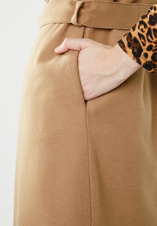 STYLE REPUBLIC - Melton coat - tan