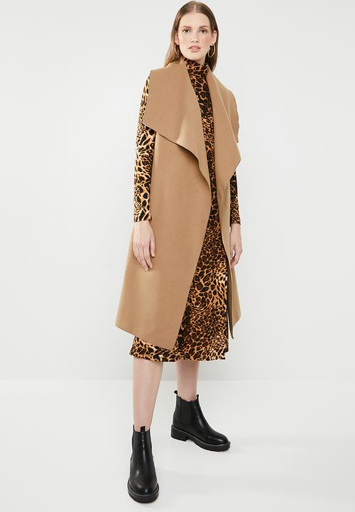 STYLE REPUBLIC - Melton coat - tan