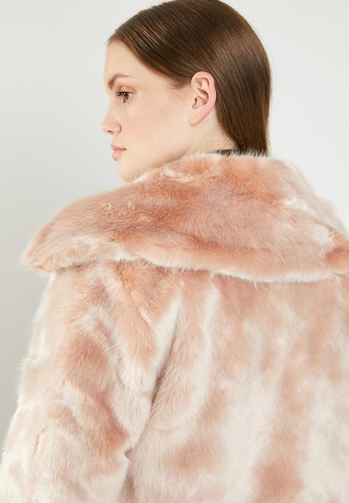 STYLE REPUBLIC - Faux fur jacket - pink