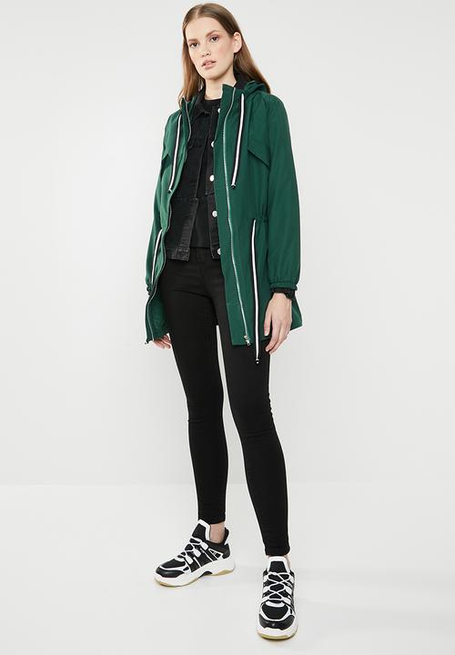 STYLE REPUBLIC - Tape detail parka - green