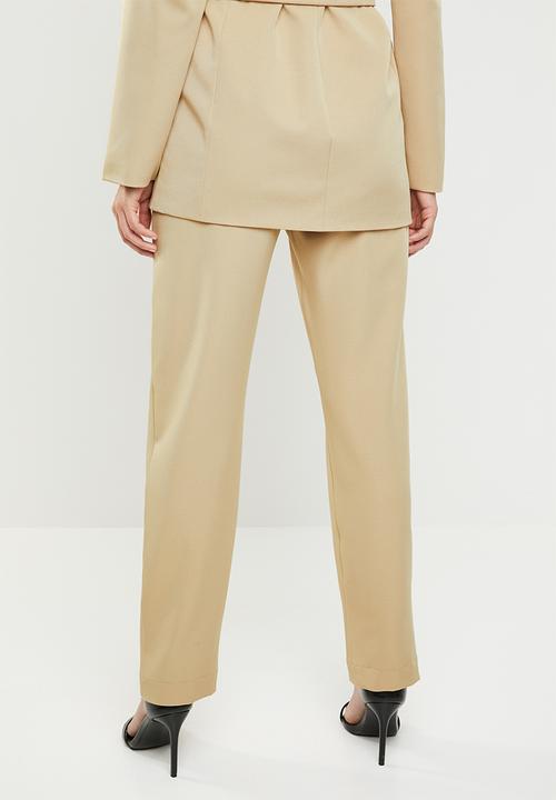 STYLE REPUBLIC - Structured wide leg trouser - neutral