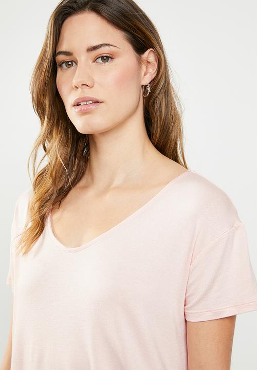 Cotton On - Madeline chop tee - pink