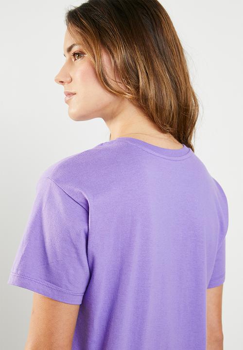 Cotton On - Tbar fox graphic tee salt lake city - purple