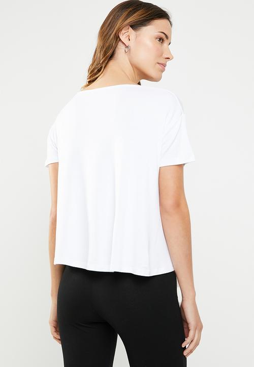 Cotton On - Madeline chop tee - white