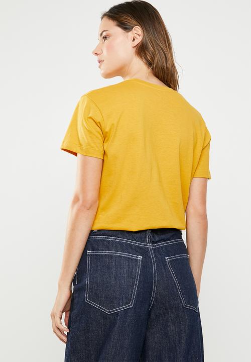 Cotton On - Tbar fox graphic T-shirt - yellow