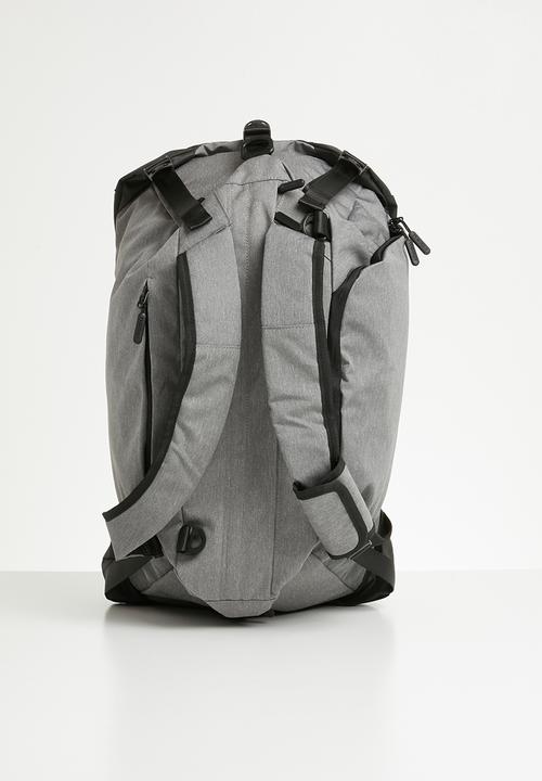 Escape Society - Hold all duffel bag - grey & black 