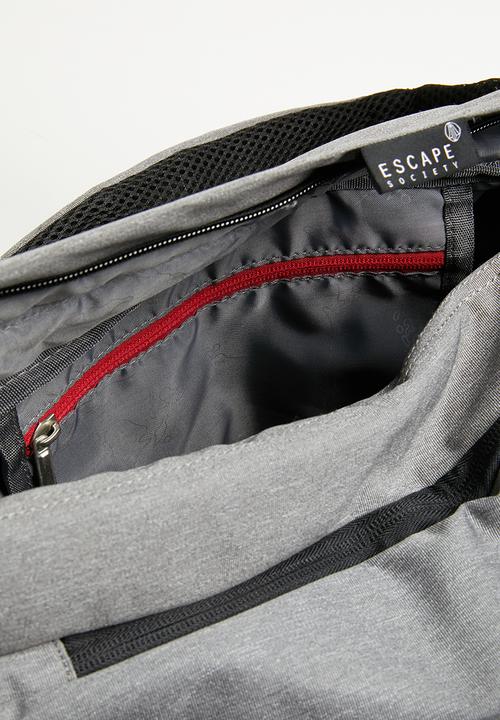 Escape Society - Hold all duffel bag - grey & black 