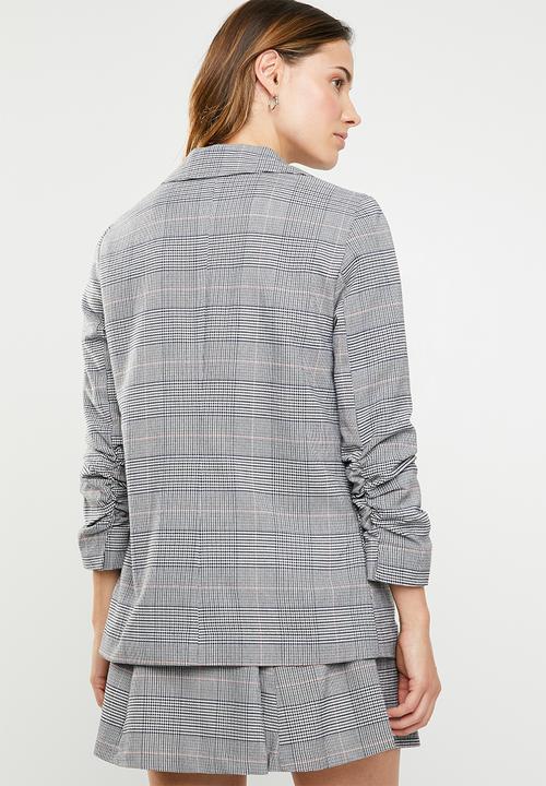 ONLY - Sophie check 3/4 blazer - multi