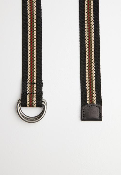 Superbalist - Multi stripe canvas belt - multi