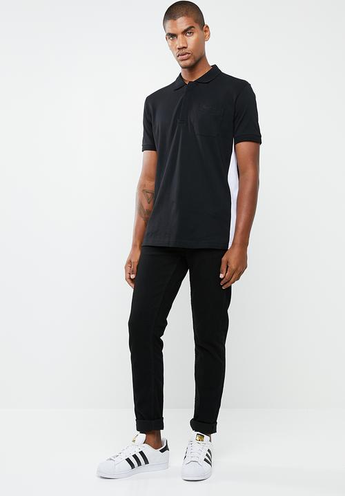 Diesel  - T-kies short sleeve polo - black