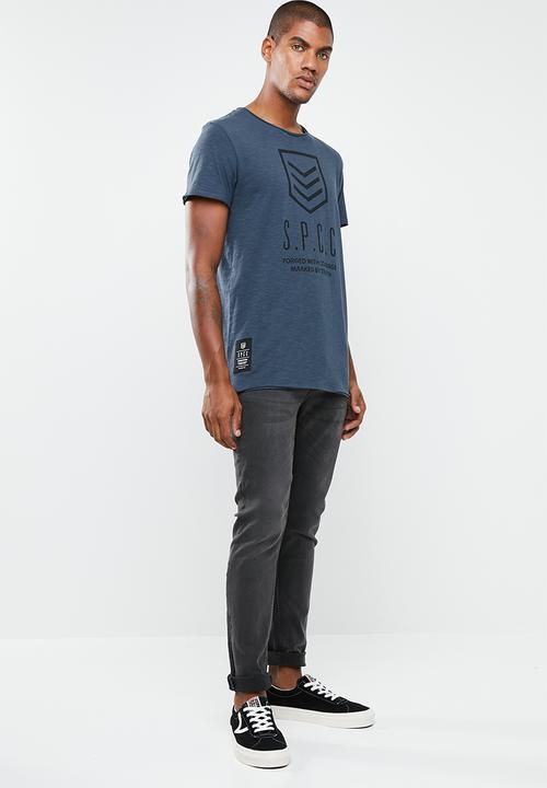 S.P.C.C - Shield logo tee - blue