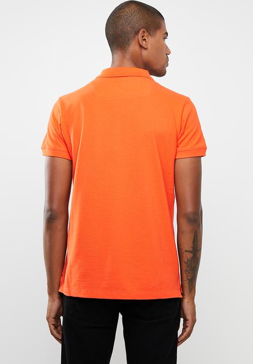 Diesel  - Heal broken short sleeve polo - orange