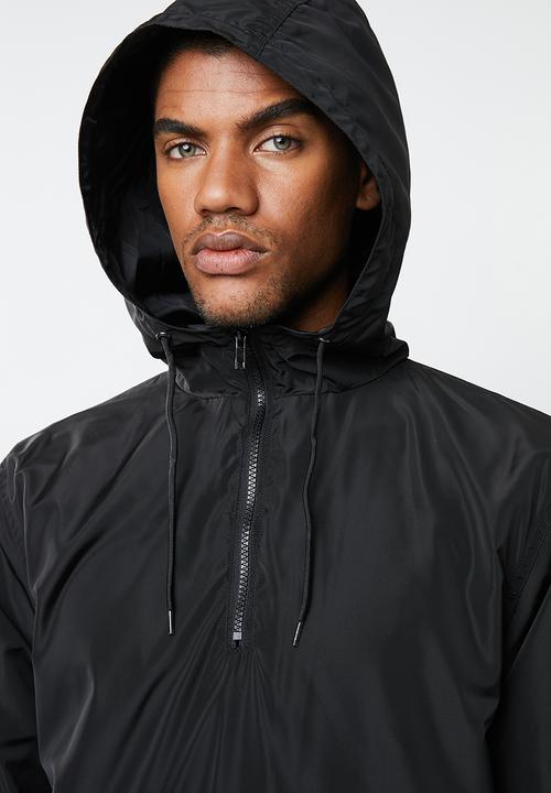 Superbalist - Basic half-zip anorak - black