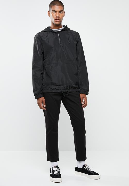 Superbalist - Basic half-zip anorak - black