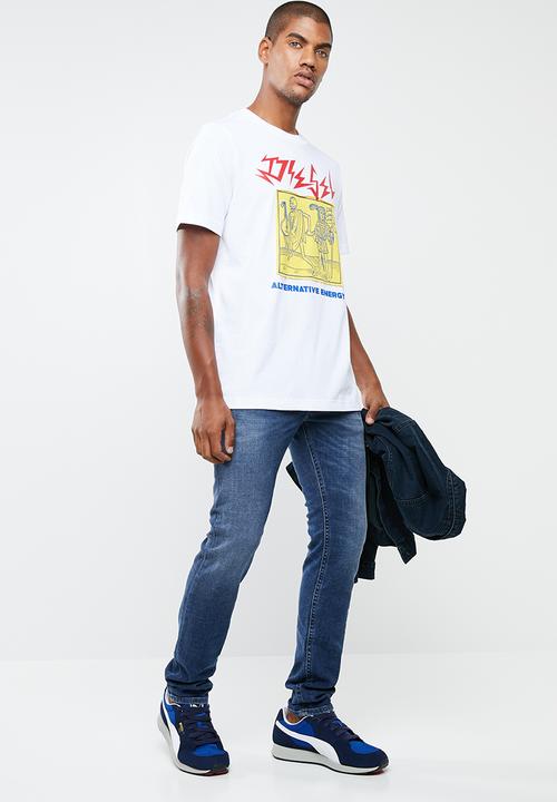 Diesel  - Just-xp short sleeve tee - white
