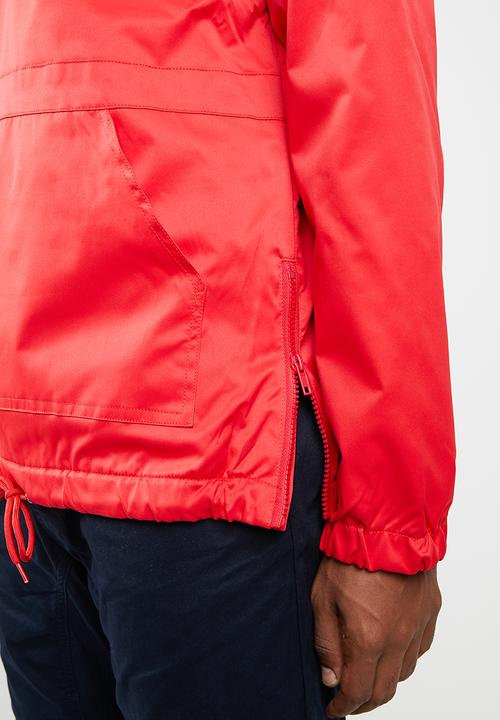 Superbalist - Basic half-zip anorak - red