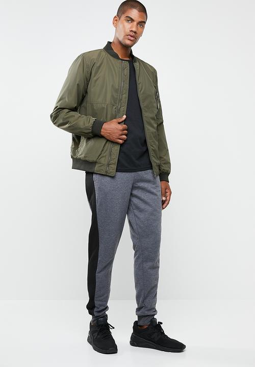 STYLE REPUBLIC - Full stripe jogger - dark grey