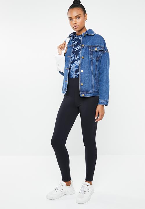 Superbalist - Premium stretch mid rise tregging - navy