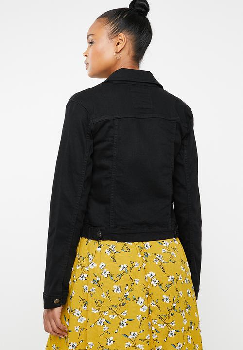Superbalist - Fitted denim jacket - black