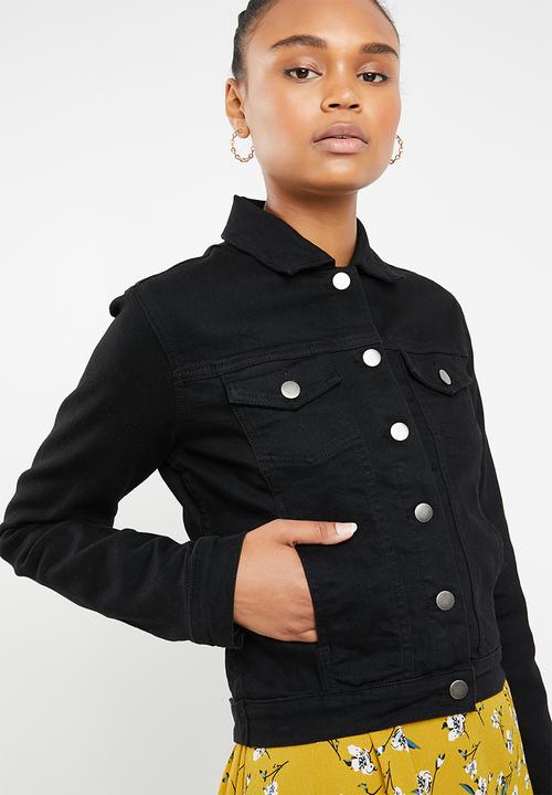 Superbalist - Fitted denim jacket - black