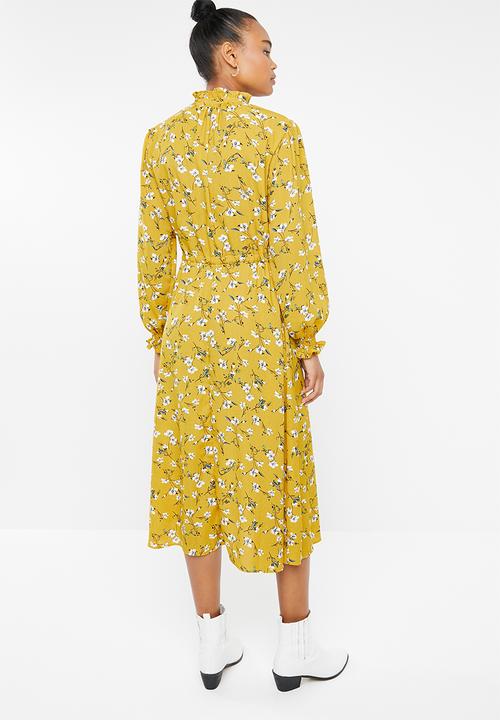 Superbalist - Peasant dress - yellow 