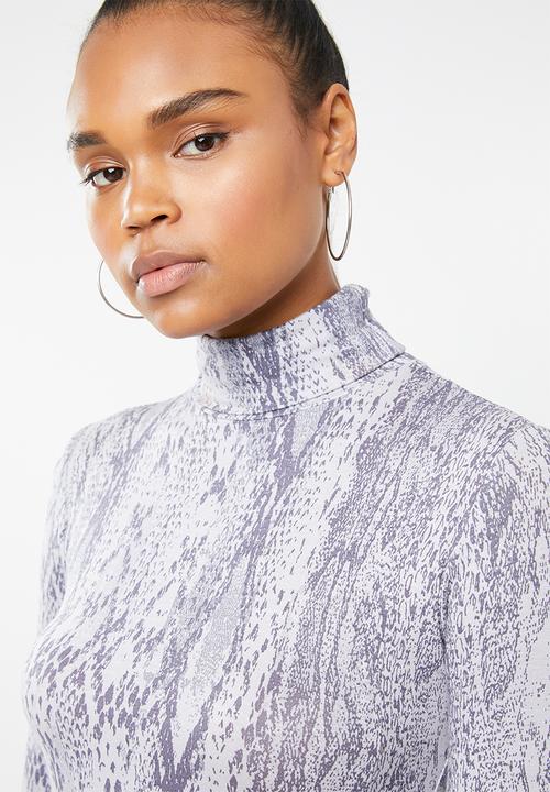 Superbalist - Poloneck bodycon - grey