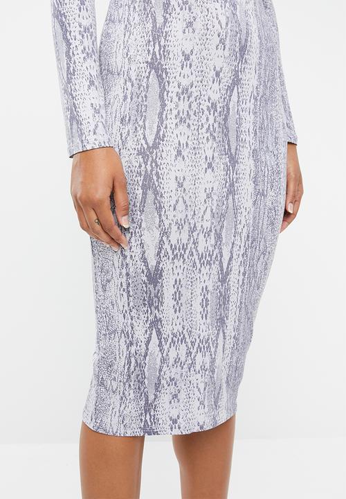 Superbalist - Poloneck bodycon - grey