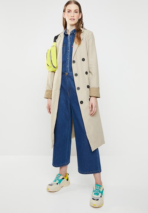 STYLE REPUBLIC - Contrast trench twill - beige