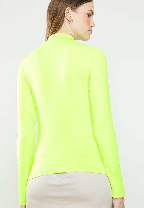 Superbalist - Lumo turtle neck top - neon yellow