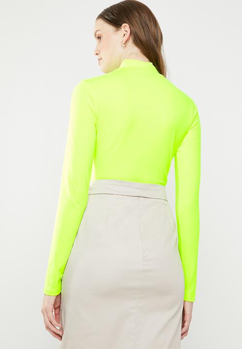 Superbalist - Lumo turtle neck top - neon yellow