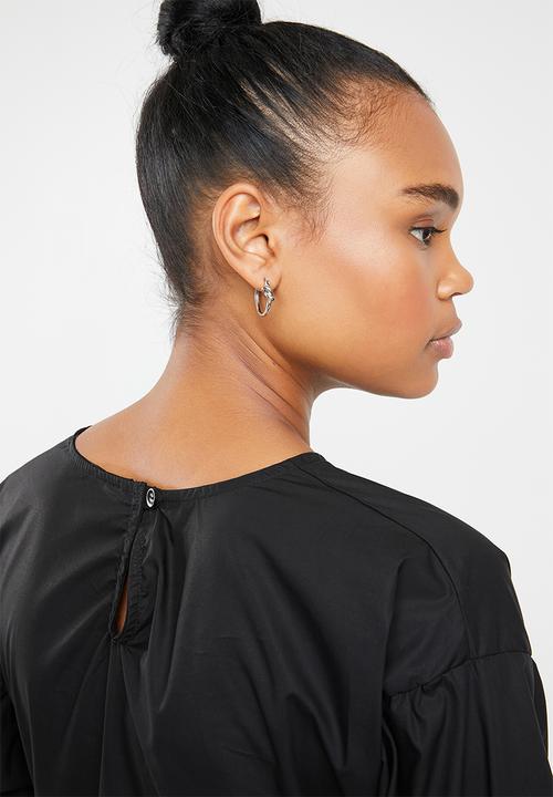 Superbalist - Tie front shell - black