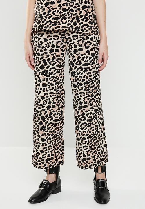Superbalist - Animal print culottes - black & brown