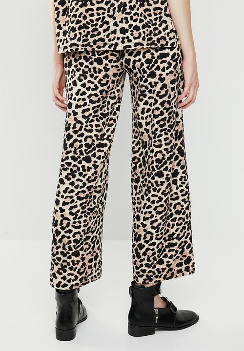 Superbalist - Animal print culottes - black & brown