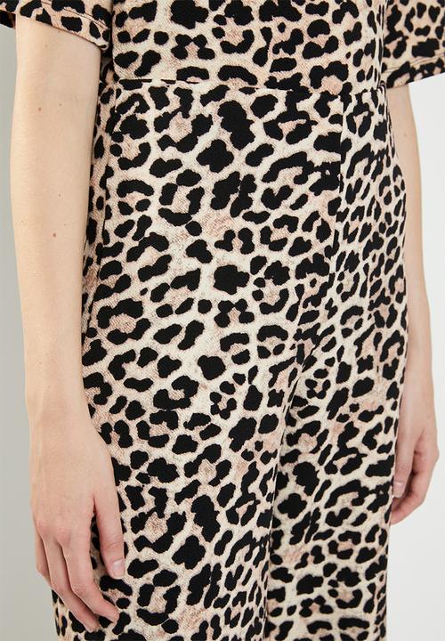 Superbalist - Animal print culottes - black & brown