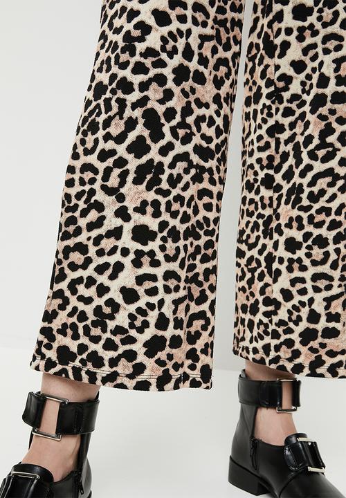 Superbalist - Animal print culottes - black & brown