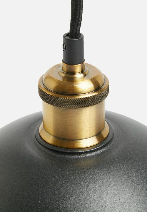 Sixth Floor - Duo ball pendant - smoke
