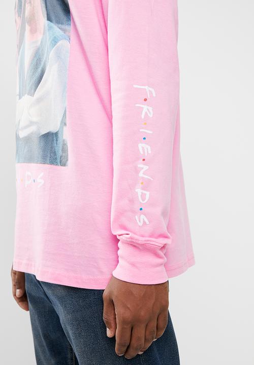 Cotton On - Friends -Joey and Chandler Tbar tee - pink 
