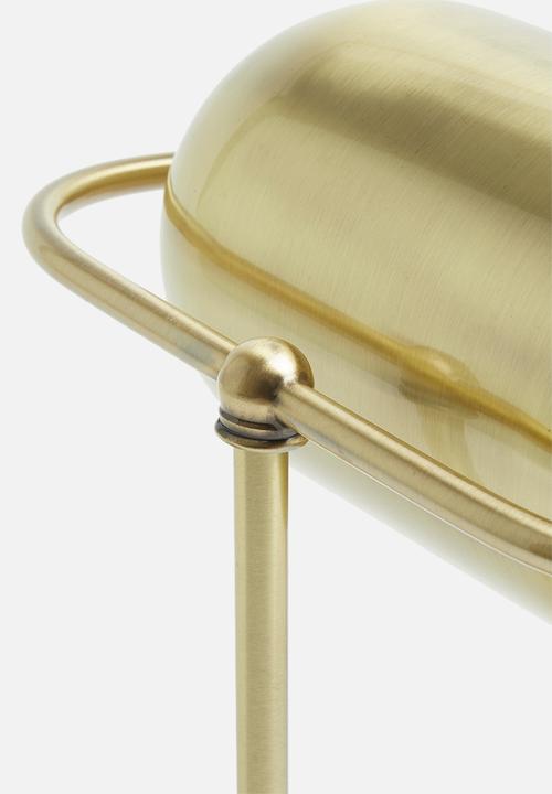Sixth Floor - Wayfair table lamp - gold