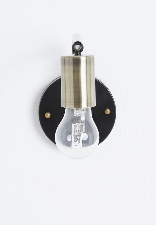 Sixth Floor - Nook wall light - black