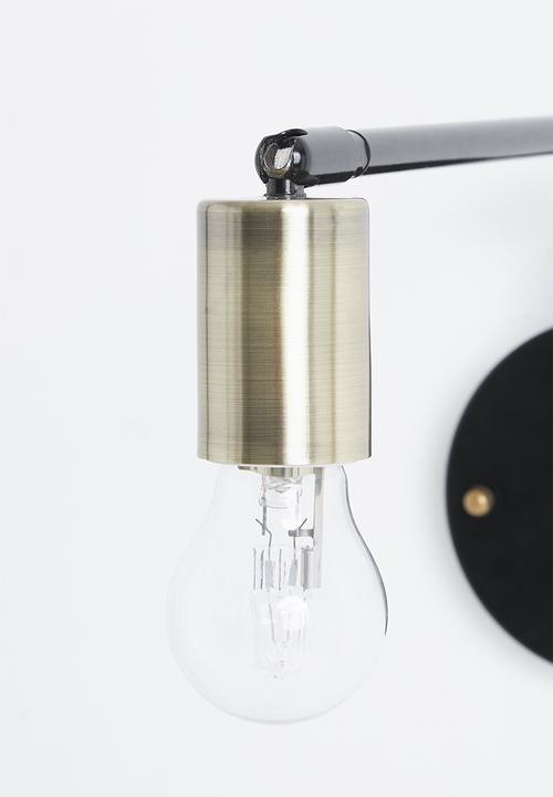 Sixth Floor - Nook wall light - black