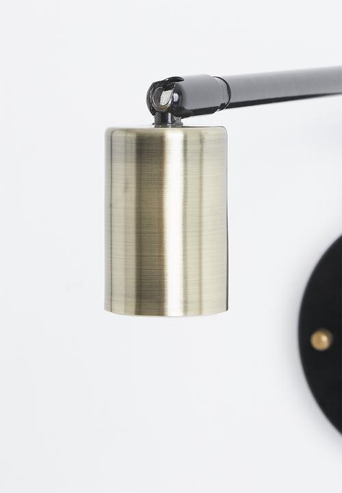 Sixth Floor - Nook wall light - black
