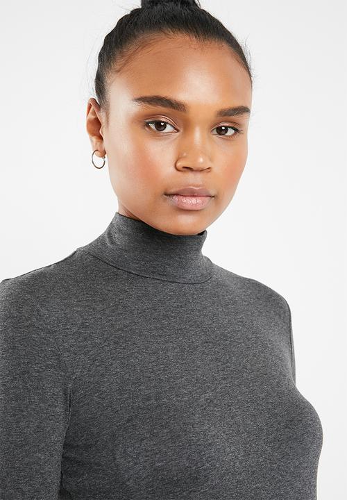Superbalist - 2Pack poloneck dress - charcoal & rust